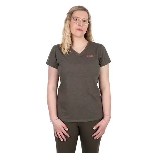 Fox Womens V Neck T-Shirt Size M 12/14