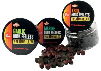 DYNAMITE BAITS PRE BRILLED HOOK PELLETS MARINE 8MM DY962