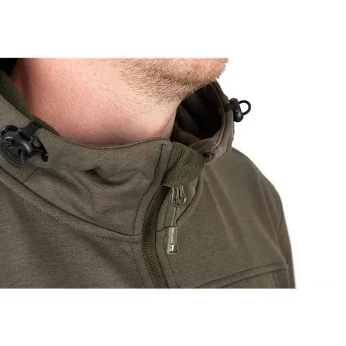 Fox Collection Soft Shell Jacket Green & Black Size M