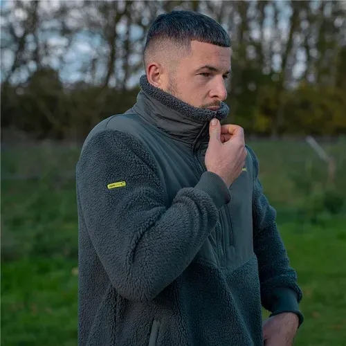 Ridgemonkey Apearel ThermaPro Sherpa Fleece Green Size M