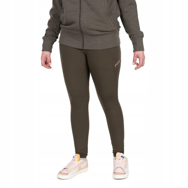 FOX WOMENS LEGGINGS OLIVE/MAUVE XL CWC016