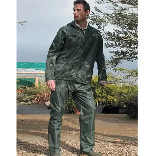 Result Heavyweight Traje Impermeable Waterproof Olive Size M