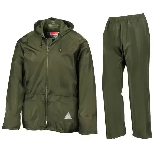 Result Heavyweight Traje Impermeable Waterproof Olive Size XL