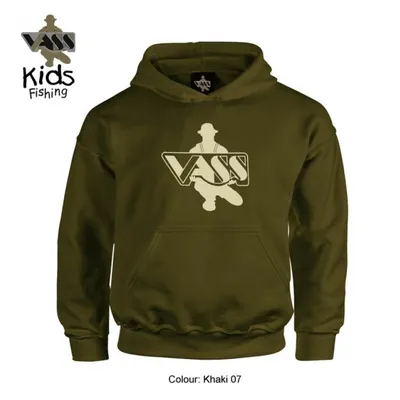 VASS KIDS HOODY VU7J KHAKI YEAR OLD SIZE 9-11 VU7JK911