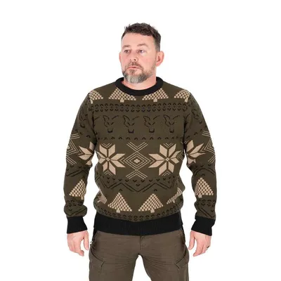 FOX FESTIVE JUMPER KHAKI TAN BLACK SEZE XL CFX422