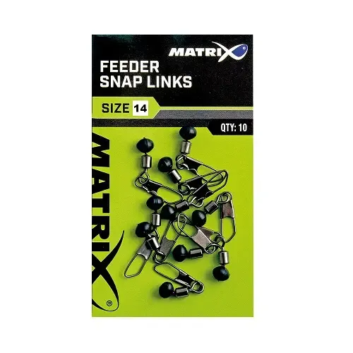 MATRIX FEEDER BEAD SNAP LINKS SIZE 14 GAC371