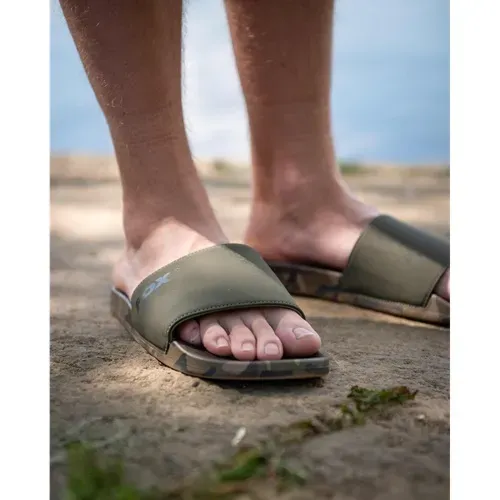 Fox Slides Khaki Camo Size 8/42