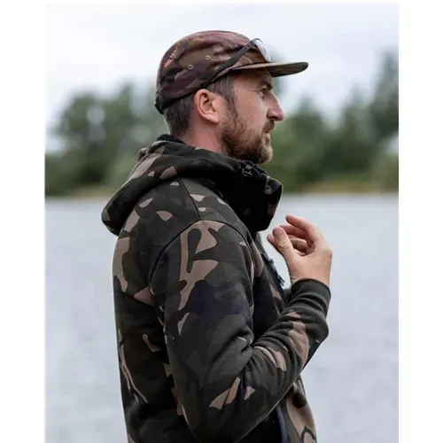 Fox Camo Full Zip Prem Sherpa Lined 310 Hoody 2XL