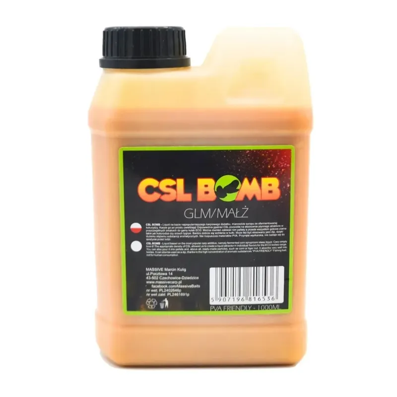 MASSIVE BAITS CSL BOOMB GLM/MALZ 1000ML CSL018