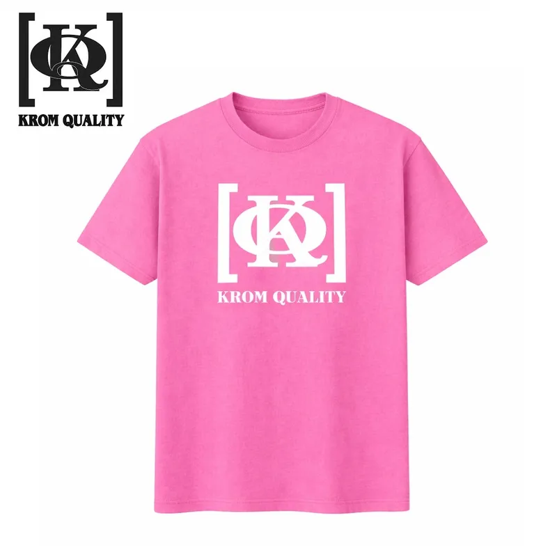 Krom Quality Camiseta Manga Corta Rosa 3XL