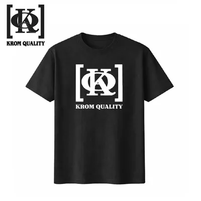 Krom Quality Camiseta Manga Corta Negra Talla M