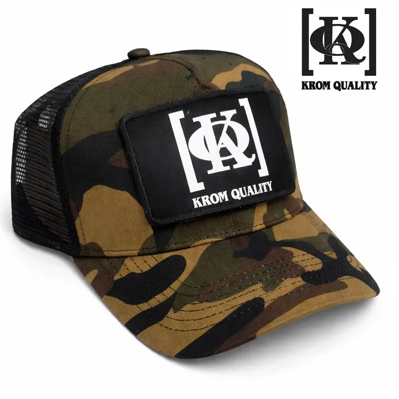 Krom Quality Gorra Camo Parche