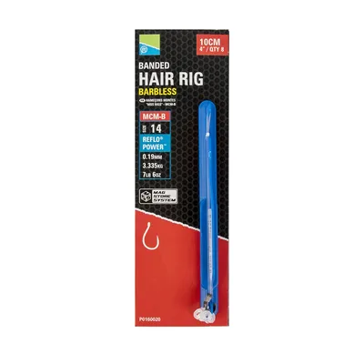 PRESTON INNOVATIONS MCM B BANDED MAG HOOKLENHTHS 4in SIZE 14 P0160020