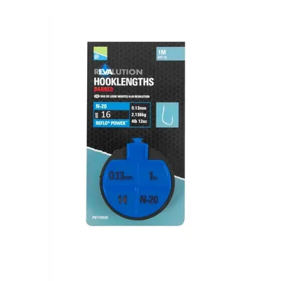 PRESTON INNOVATIONS REVALOTIUN HOOKLENGTHS N20 SIZE 16 P0170031