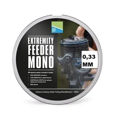 PRESTON INNOVATIONS EXTREMITY FEEDER MONO 0.33MM 15LB 6OZ 7.0KG 300M P0270049