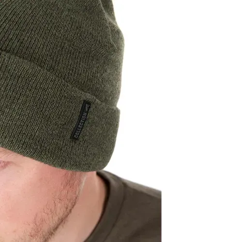 Fox Collection Bobble Hat Green & Black
