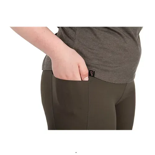 Fox Wc Womens Clothing Leggings Olive/Mauve Size M 12/14