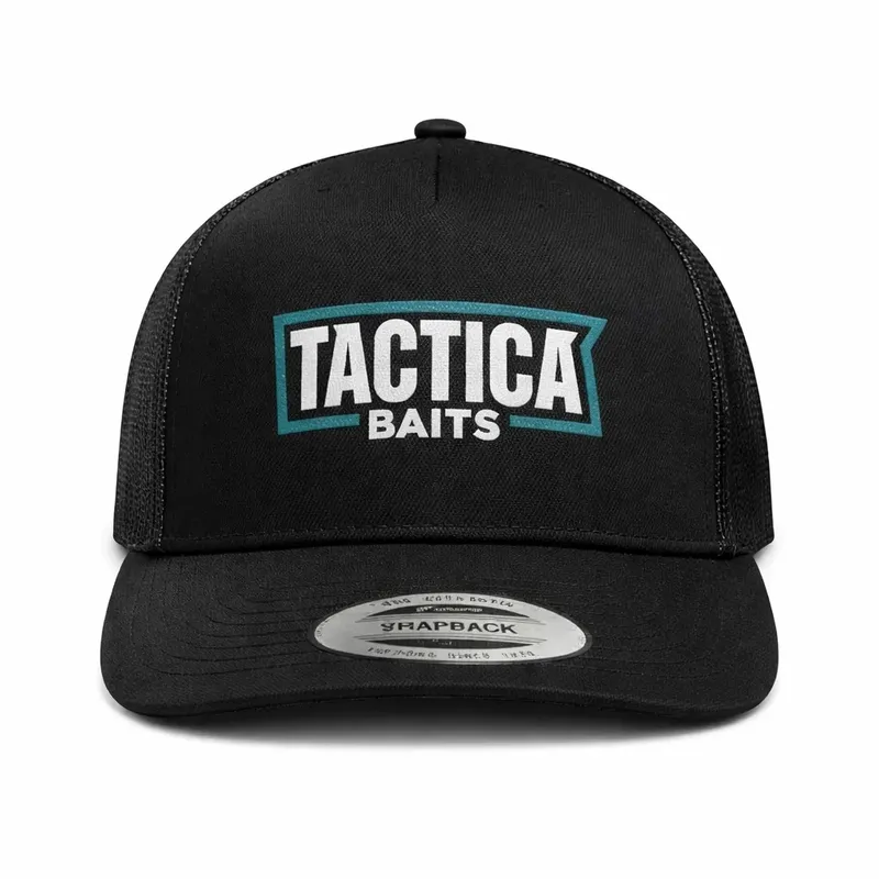 TACTICA BAITS RETRO TRUCKER CAP BLACK GORRA 6506