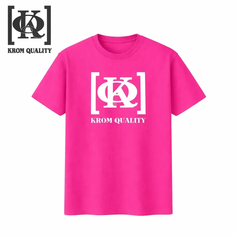 Krom Quality Camiseta Manga Corta Unisex Talla M Fucsia