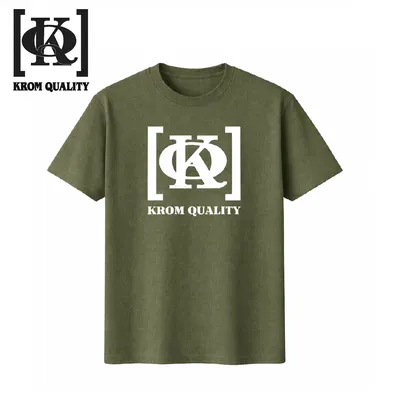 Krom Quality Camiseta Manga Corta Verde Talla XS