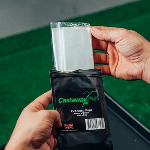 Castaway PVA Solid Bags 80mm X 130mm 25unidades