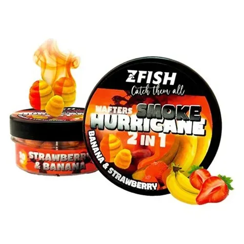 ZFISH WAFTERS SMOKE HURRICANE 2 EN 1 STRAWBERRY & BANANA 8/10mm ZF3106