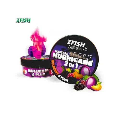 ZFISH WAFTERS SMOKE HURRICANE 2 EN 1 MULBERRY & PLUM 8/10mm ZF3137