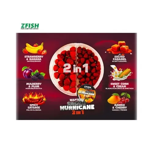 ZFISH WAFTERS SMOKE HURRICANE 2 EN 1 SPICY & SAUSAGE 8/10mm ZF3144