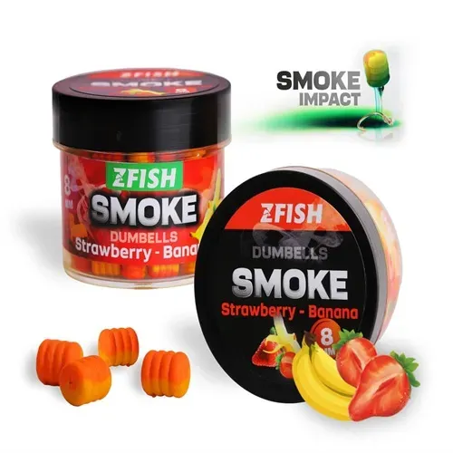 ZFISH SMOKE POP-UP DUMBELLS STRAWBERRY & BANANA 8mm ZF2796