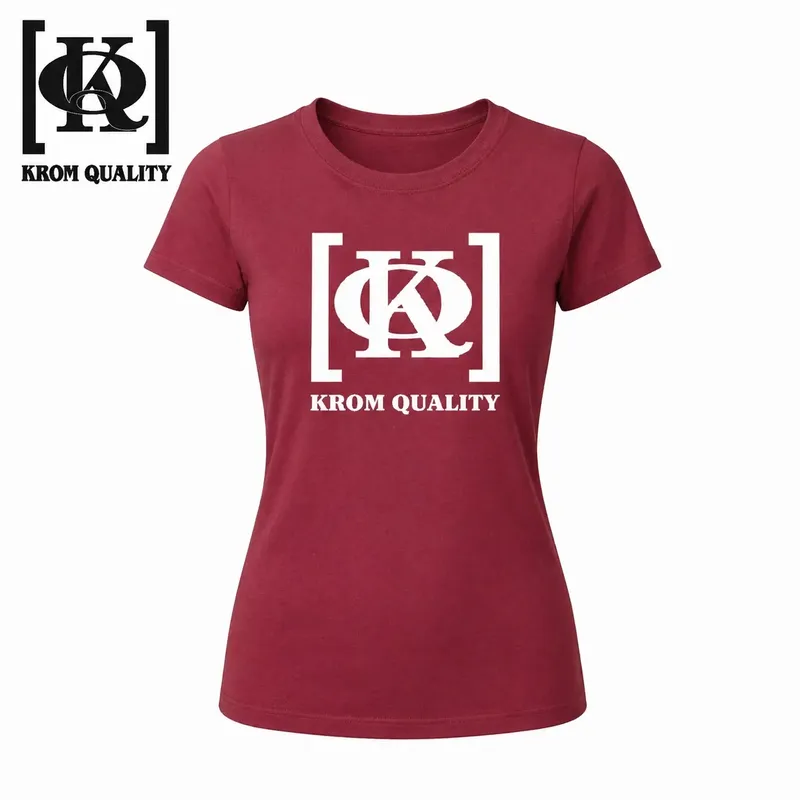 Krom Quality Camiseta Chica Granate Talla S