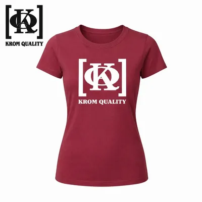 Krom Quality Camiseta Chica Granate Talla M