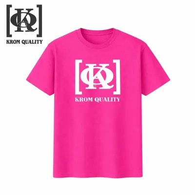 Krom Quality Camiseta Manga Corta Unisex Talla 2XL Fucsia