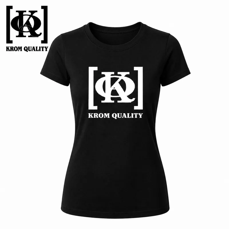 Krom Quality Camiseta Chica Negra Talla XL