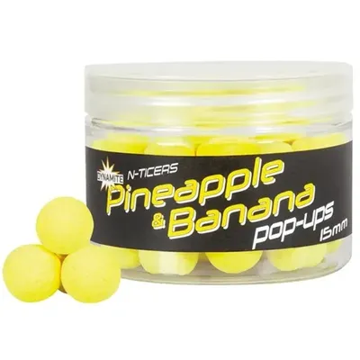 Dynamite Baits N-Ticers Pop-Up Pineapple & Banana Size 15mm