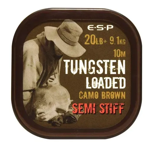 Esp Tungsten Loaded Semi Stiff Camo Brown 20Lb 9.1kg 10M