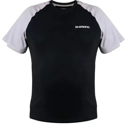 Shimano Short Sleeve T-Shirt Black Size XL
