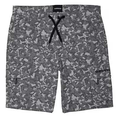Shimano Cargo Shorts Grey & Camo Size XL