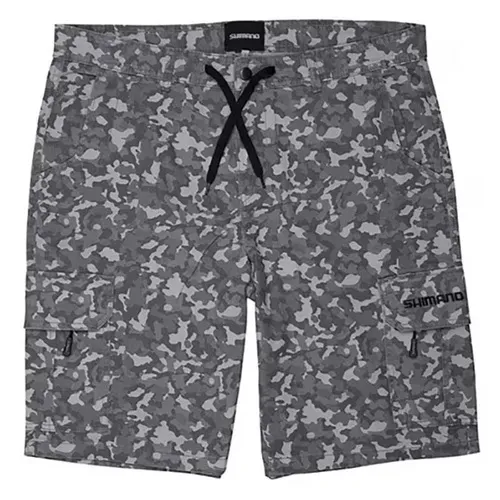 Shimano Cargo Shorts Grey & Camo Size XL