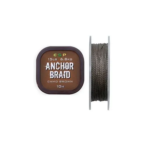 ESP Anchor Braid Gravel Brown 15lb 6.8kg 10m