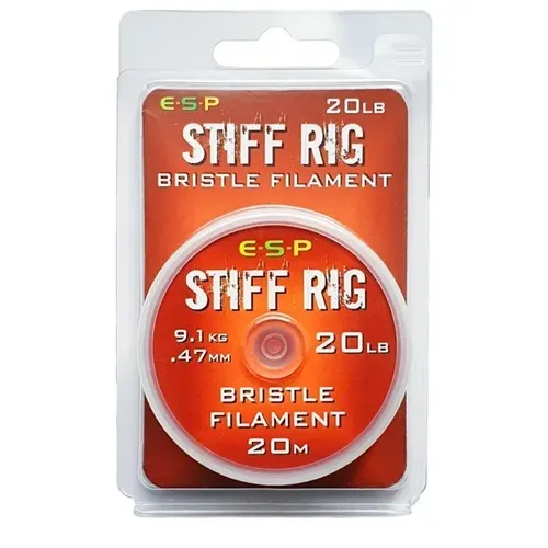 ESP Stiff Rig Bristle Filament 20lb 9.1kg 20m