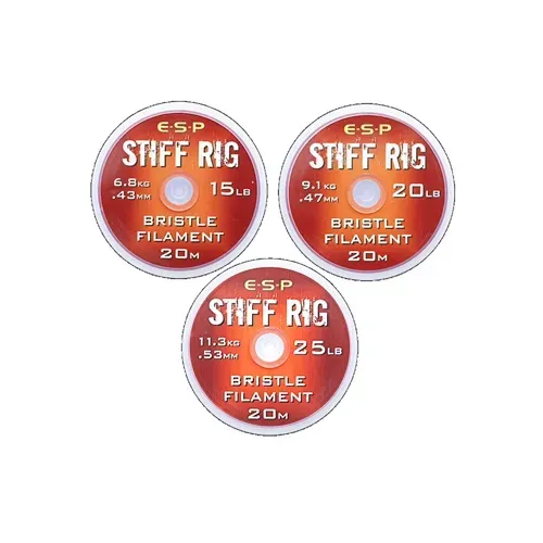 ESP Stiff Rig Bristle Filament 20lb 9.1kg 20m