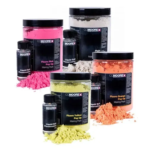 CC Moore Pop Ups Making Pack Fluoro Orange 200g + 50g