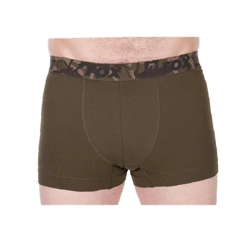 Fox Boxer Shorts 2Pack Khaki & Black Size XL