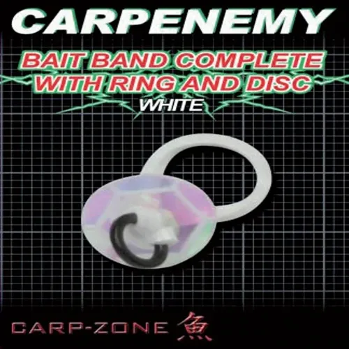 Carp Zone Bait Band Complete With Ring And Disc 10uni