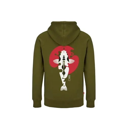Kumu Sudadera Hoody Rising Sun Khaki Size 4xl