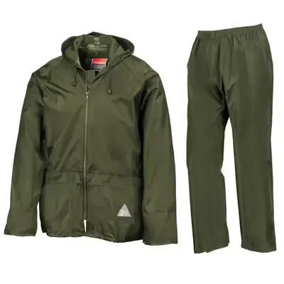 Result Heavyweight Traje Impermeable Waterproof Olive Size L