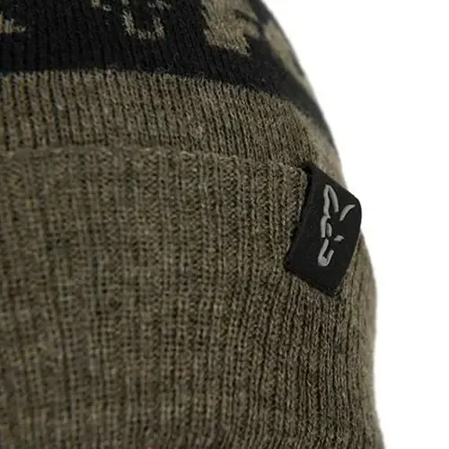 Fox Collection Gorro Bobble Hat Green/Black