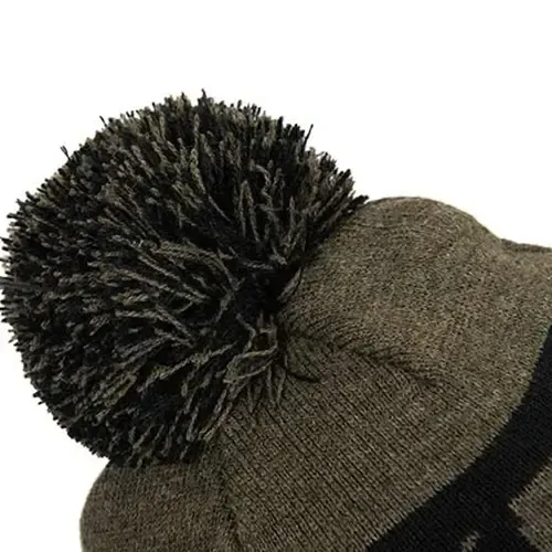 Fox Collection Gorro Bobble Hat Green/Black
