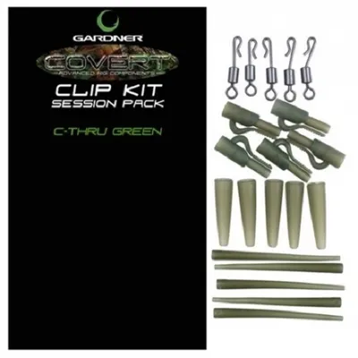GARDNER COVERT CLIP SESSION PACK C THRU GREEN CCKCG