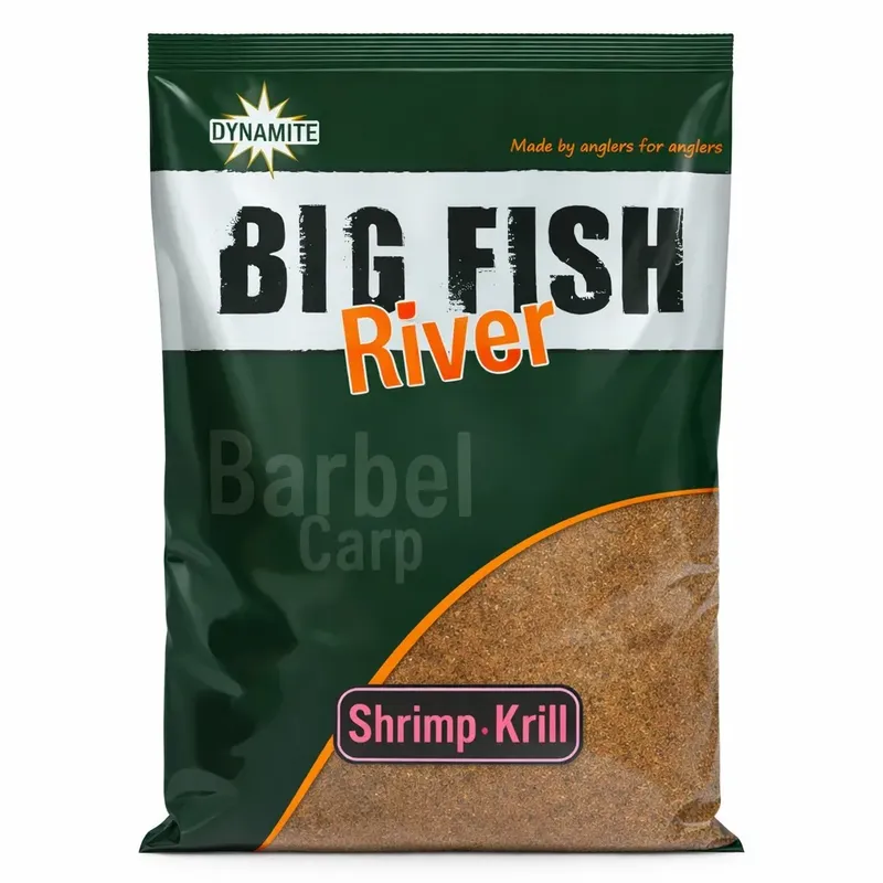 DYNAMITE BAITS GROUNDBAIT BIG FISH RIVER SHRIMP & KRILL 1.8KG DY1370
